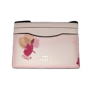 NWOT Coach Field Flora card case